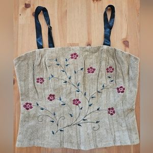 Wrangler Leather Floral Shirt